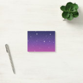 Dark Paarse Sterrennacht Sky Post-it® Notes (Kantoor)