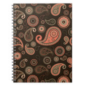 Dark Paisley Notitieboek (Voorkant)