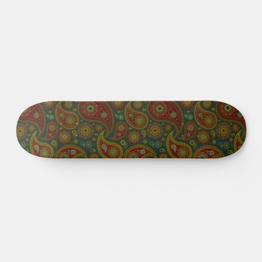 Dark Paisley Skateboard (Horizontaal)
