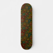 Dark Paisley Skateboard (Voorkant)