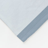 Dark Pastel Blue and Spring Rain Stripes Fleece Deken (Hoek)