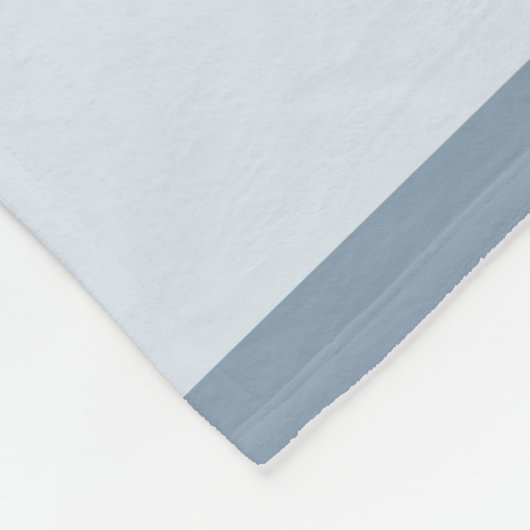 Dark Pastel Blue and Spring Rain Stripes Fleece Deken (Hoek)