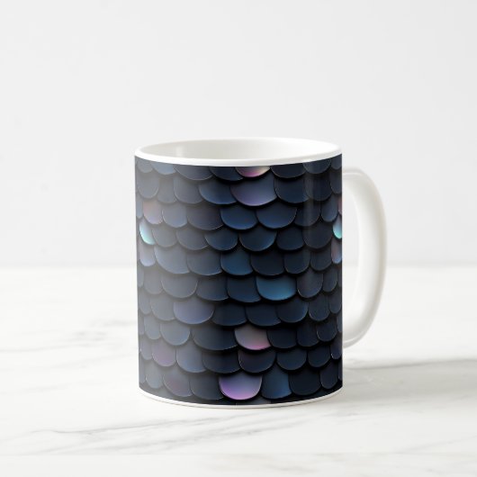 Dark Pattern Scale Koffiemok (Voorkant rechts)