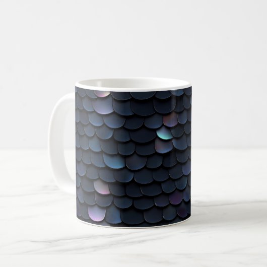 Dark Pattern Scale Koffiemok (Voorkant links)