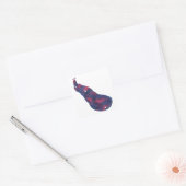 Dark Peacock Starscape Sticker (Envelop)