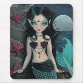 Dark Pearl Mermaid Mousepad Muismat (Voorkant)