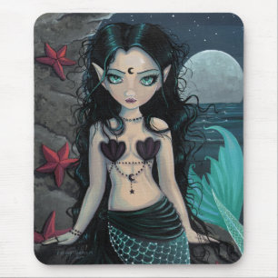 Dark Pearl Mermaid Mousepad Muismat