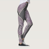 Dark Pearls AI-kunst Leggings (Rechts)