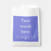 Dark Periwinkle Paars Bedankzakje (Voorkant)