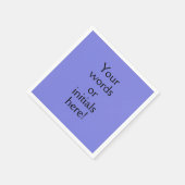 Dark Periwinkle Paars Custom Servet (Hoek)