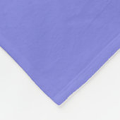 Dark Periwinkle Paars Fleece Blanket (Hoek)