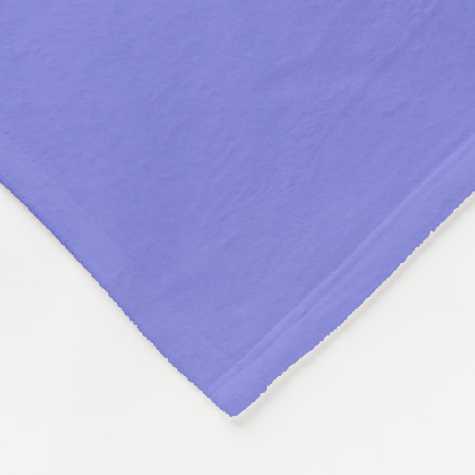 Dark Periwinkle Paars Fleece Blanket (Hoek)