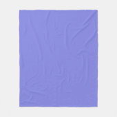 Dark Periwinkle Paars Fleece Blanket Deken (Voorkant)