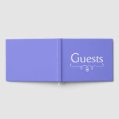 Dark Periwinkle Paars Gastenboek (Volledig)