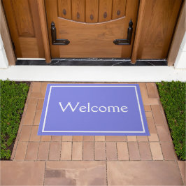 Dark Periwinkle Paars Welkom Deurmat