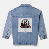 Dark personality denim jacket (Achterkant)