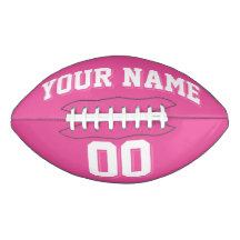DARK PINK EN WHITE Custom Football