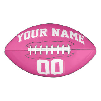 DARK PINK EN WHITE Custom Football