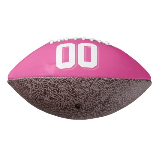DARK PINK EN WHITE Custom Football (Gedraaid 270)