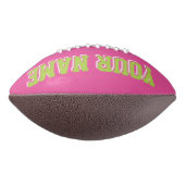 DARK PINK LIME GROEN EN WITTE Football (Gedraaid 90)