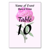 Dark Pink Peony Kaart (Voorkant)