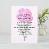 Dark Pink Peony Kaart (Staand voorkant)