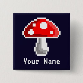 Dark Pixel Mushroom Name Button