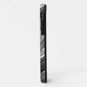 Dark Platinum Silver Glitter - Glitter Hoesje (Achterkant/links)