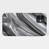 Dark Platinum Silver Glitter - Glitter Hoesje (Achterkant (horizontaal))