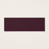 Dark Plum Velvet Mini Visitekaartjes (Achterkant)