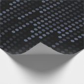 Dark Polka Dots Matrix gepatterd Cadeaupapier (Hoek)