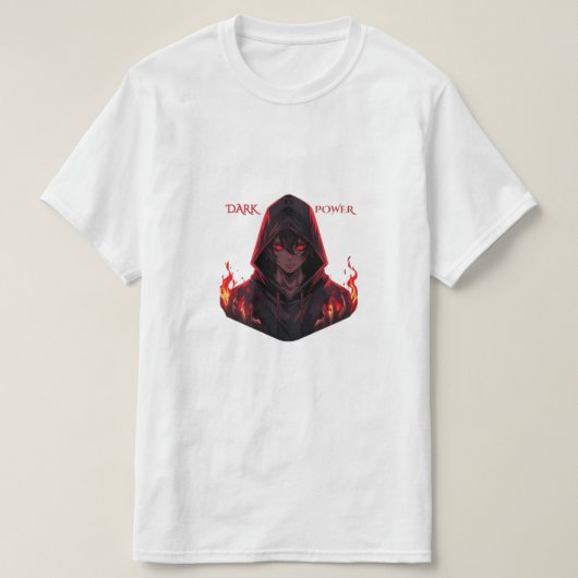 Dark power - Anime Force  T-shirt (Design voorkant)
