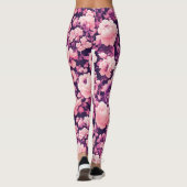 Dark Purperflower Leggings (Achterkant)
