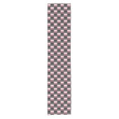 Dark Purple Color Combination Korte Tafelloper (Voorkant)