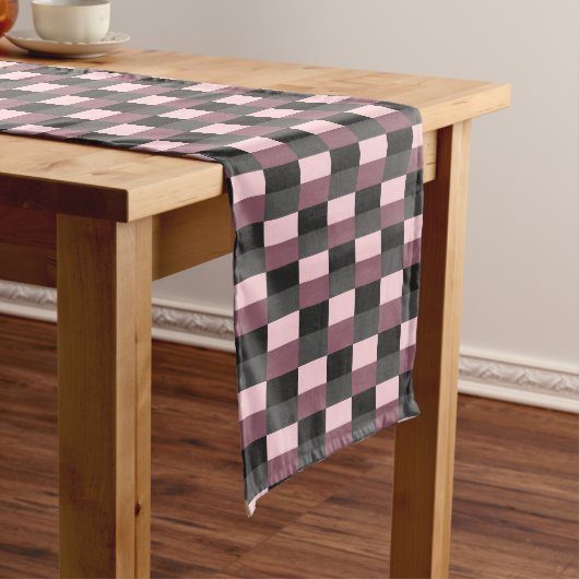 Dark Purple Color Combination Korte Tafelloper (Voorbeeld)