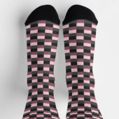 Dark Purple Color Combination Sokken (Top)