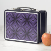 Dark Purple Colored Retro Pattern (In situ)