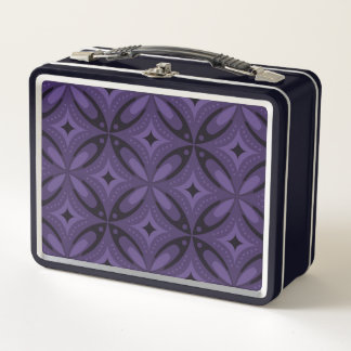 Dark Purple Colored Retro Pattern