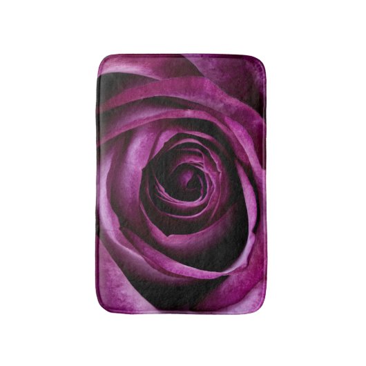 Dark Purple Rose Badmat (Voorkant Verticaal)