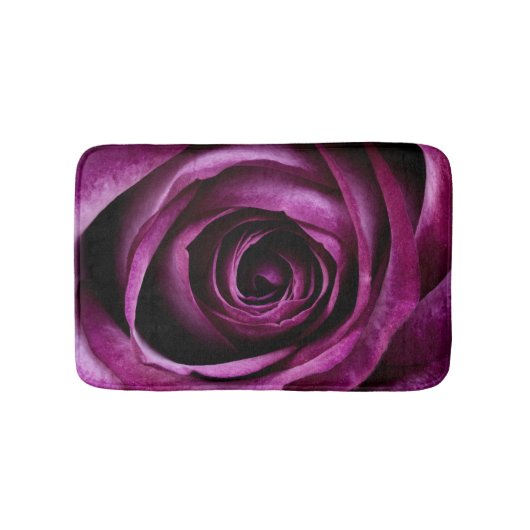 Dark Purple Rose Badmat (Voorkant)