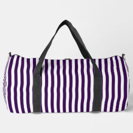 Dark Purple Striped Design | Stylish Travel & Gym Plunjezak