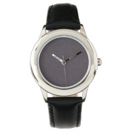 Dark purple textured surface swirling pattern horloge