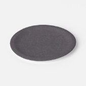 Dark purple textured surface swirling pattern papieren bordje (Gekanteld)