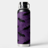 DARK PURPLE WITH BLACK HALLOWEEN BATS WATERFLES (Achterkant)