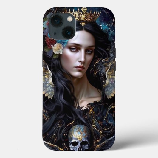 Dark Queen Angel Fantasy Art Case-Mate iPhone Case (Achterkant)