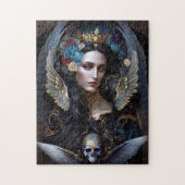 Dark Queen Angel Fantasy Art Legpuzzel (Verticaal)