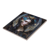 Dark Queen Angel Fantasy Art Tegeltje (Zijkant)