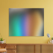 Dark Rainbow Abstracte digitale canvaskunst Canvas Afdruk (Insitu (Woonkamer))