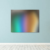 Dark Rainbow Abstracte digitale canvaskunst Canvas Afdruk (Insitu (Houten vloer))