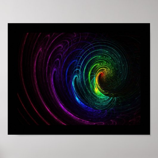 Dark Rainbow Poster (Voorkant)